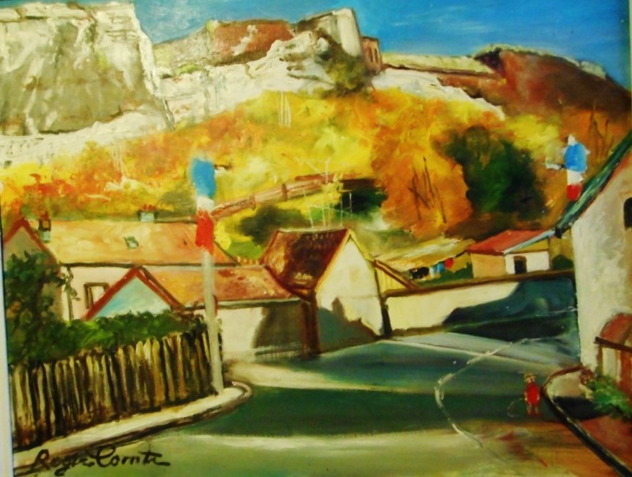 Bernard, XIXè, huile sur toile, signature en bas à gauche, arrivée au port du chalutier, dimension à vu H24/19