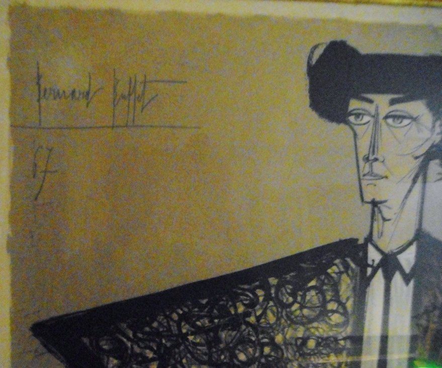 Jean Messagier, 1916/1999, lithographie, signature en bas à droite, numérotée
intitulée; un monde de Paris, dimension hors cadre h56/37 à vue